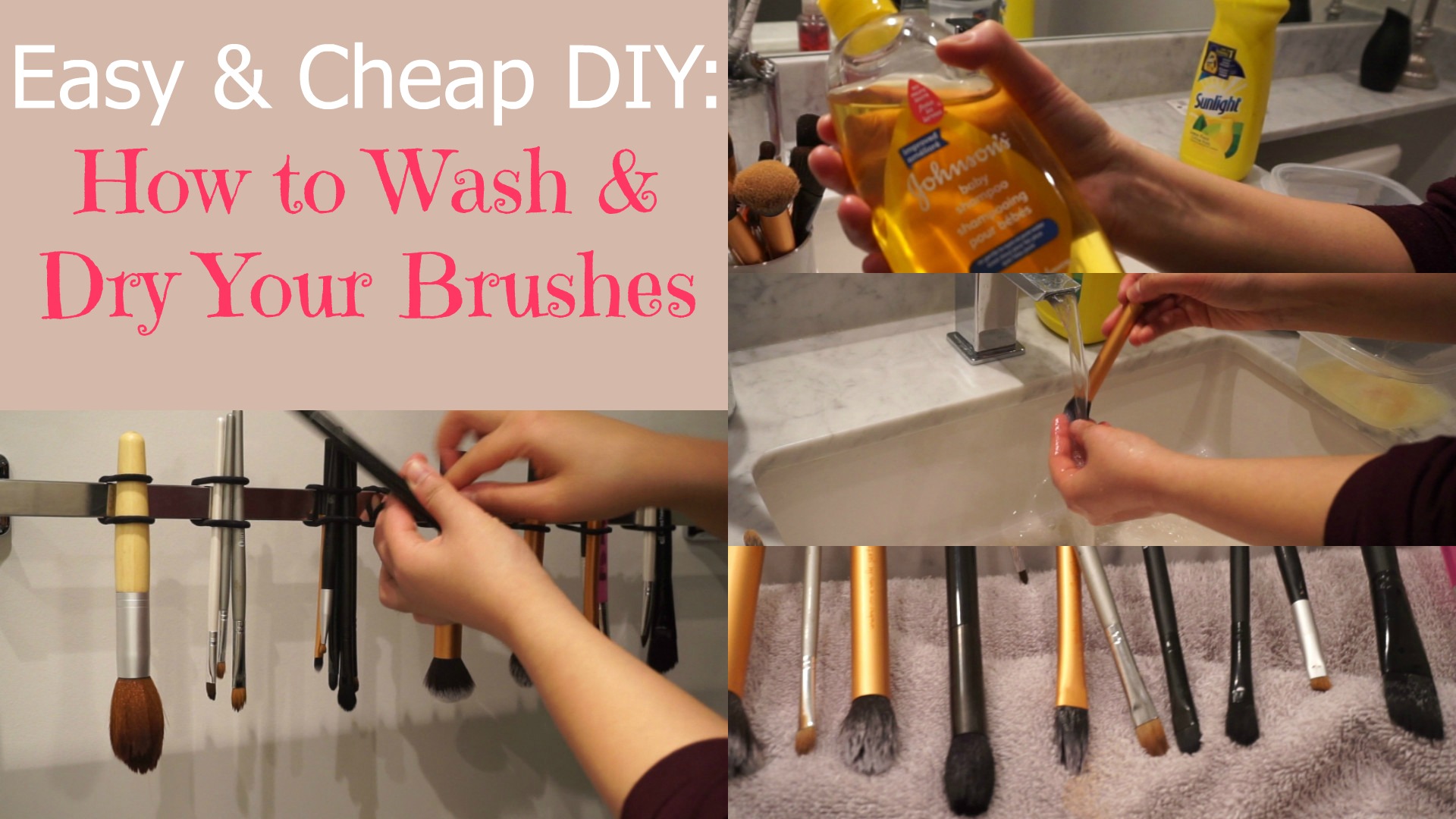 DIY How To Properly Wash & Dry Your Makeup Brushes Amin Dhillon