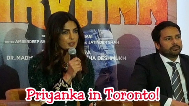 Priyanka Chopra Launches Her Punjabi Film SARVANN in Toronto! | Amin Dhillon