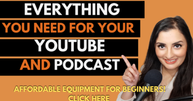 YOUTUBE AND PODCAST EQUIPMENT FOR BEGINNERS