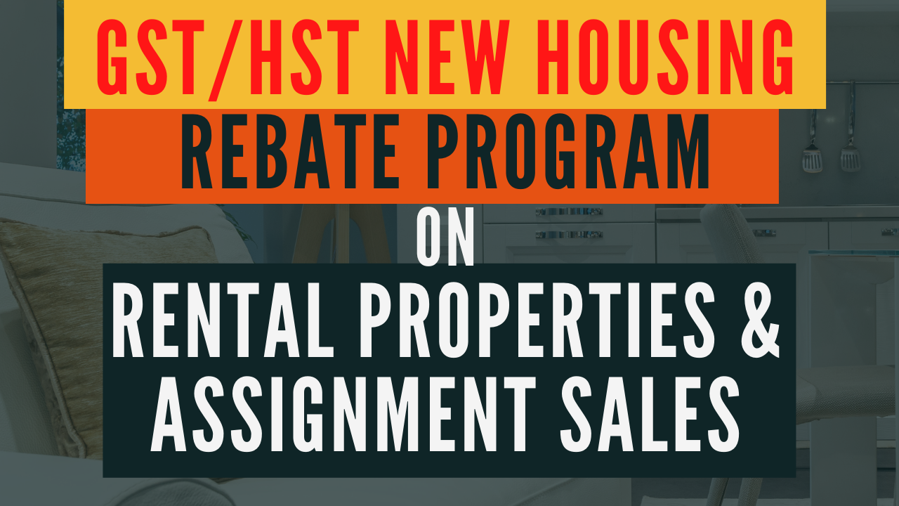 Gst New Housing Rebate For Rental Properties