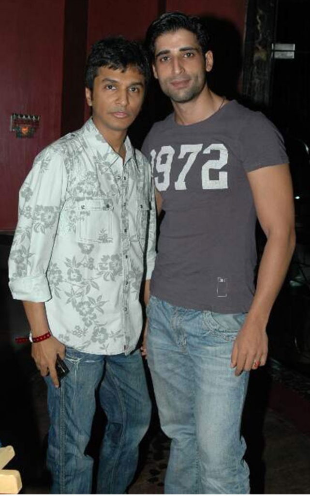 Designer Vikas Phandis with Mohsin (R)