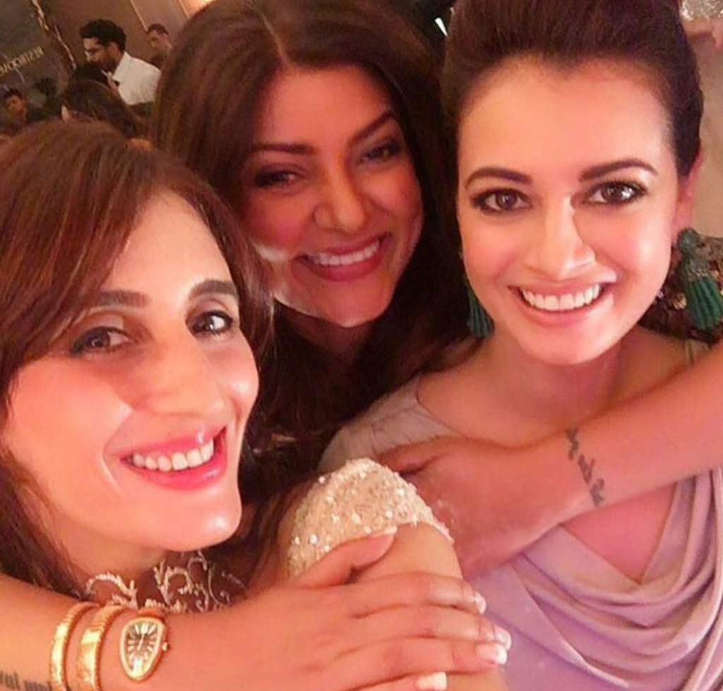 Farah Khan Ali, Sushmita Sen, and Dia Mirza