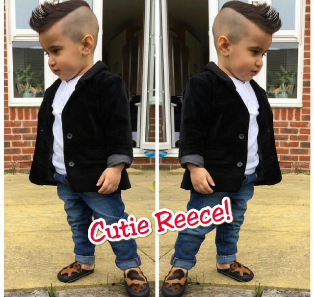 Isn't Reece such a little cutie??? I love how stylish he is!