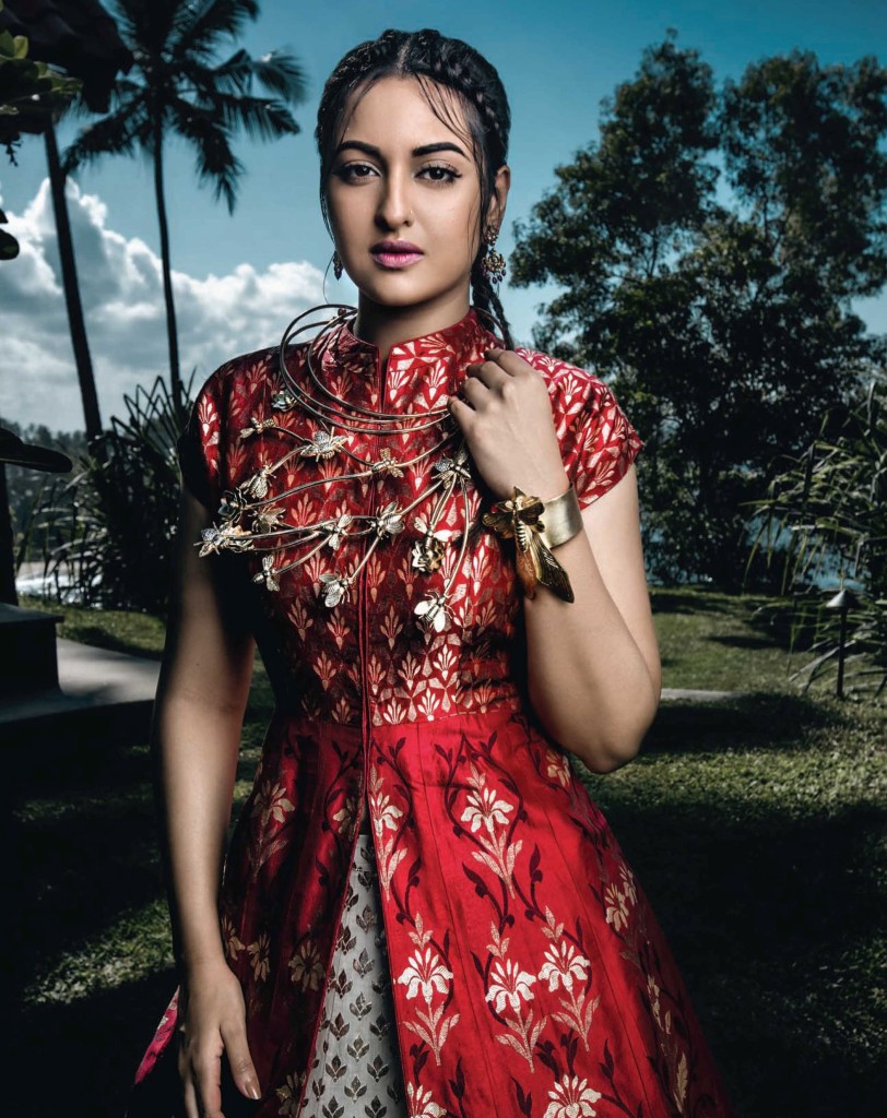 Sonakshi Sinha + Stephen James for Anita Dongre - Harper's Bazaar Bride (3)